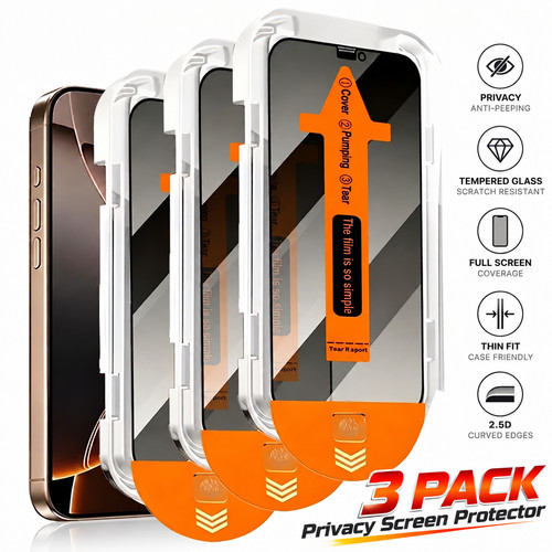 Privacy tempered glass screen - tempered,