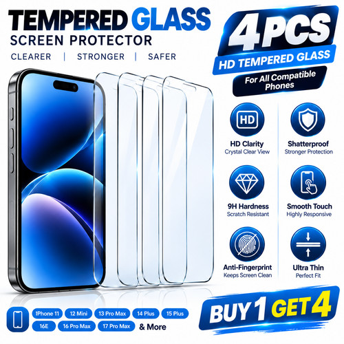 Tempered glass screen - glass,